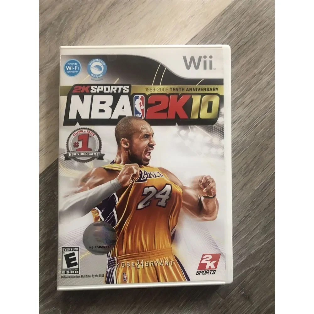 *NBA 2K10 (Nintendo Wii, 2009) Complete w Manual
